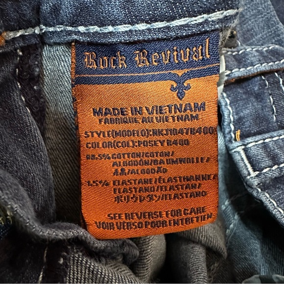 Rock Revival Jeans Posey Bootcut Size 27 - Picture 5 of 13